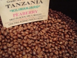 Café en Granos Peaberry Tanzania